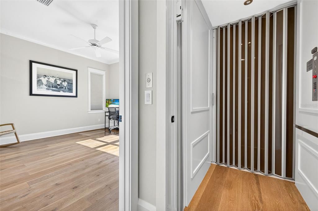 Home Office, Interior, Wood Texture Flooring