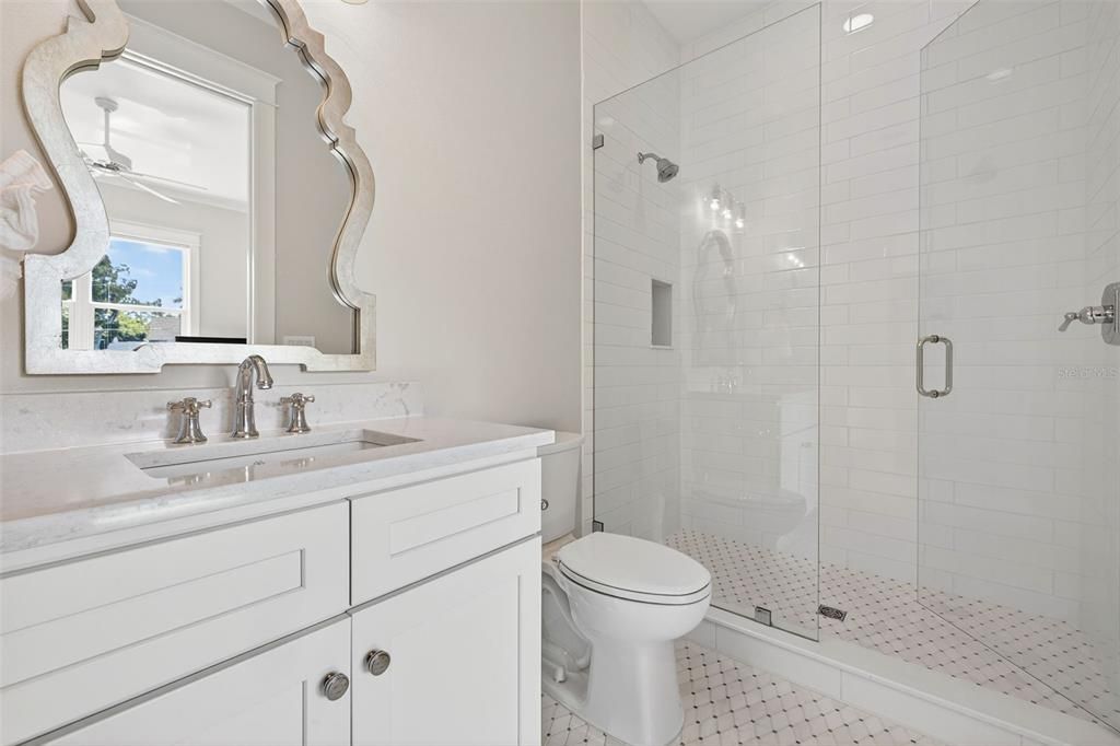 Bathroom, Glass Shower, Interior