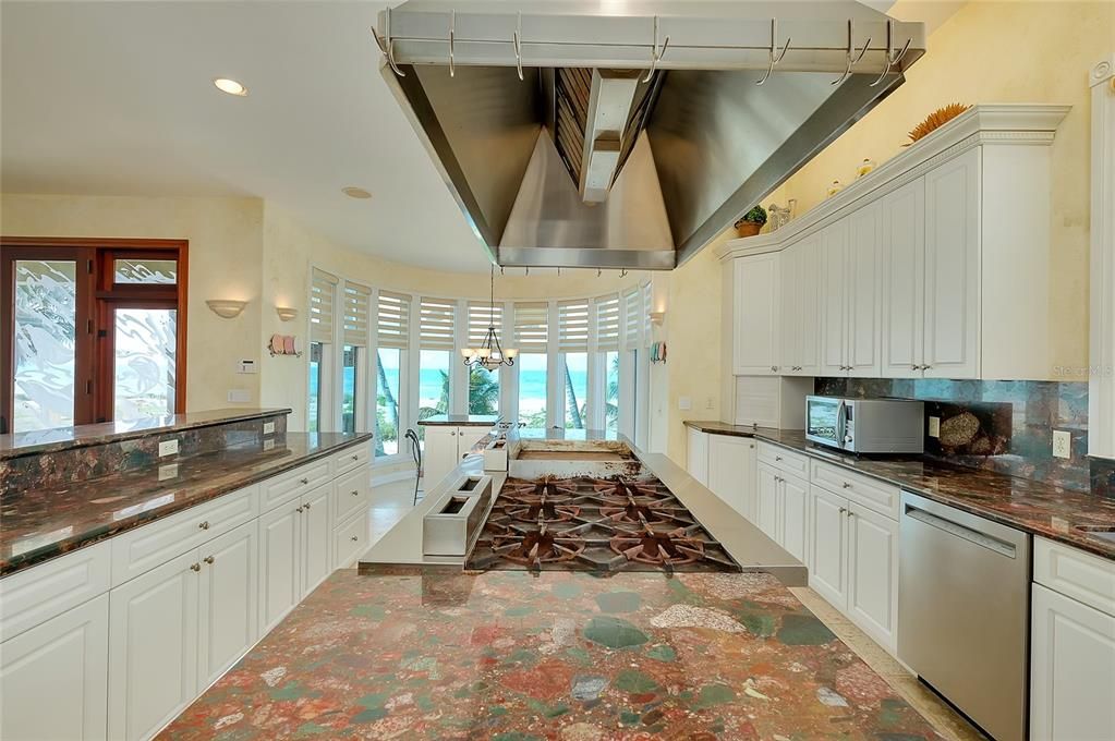 Chandelier, Interior, Kitchen, Pendant Lights, Recessed Lighting, Stainless Steel Appliances, Water