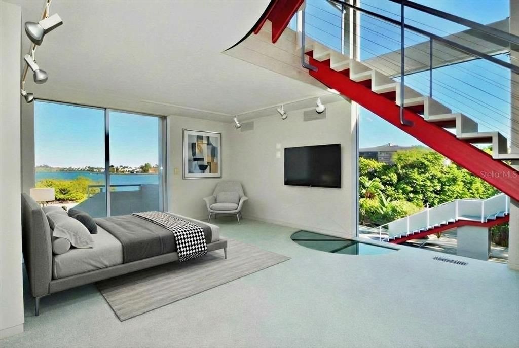 Bedroom, Interior, Water