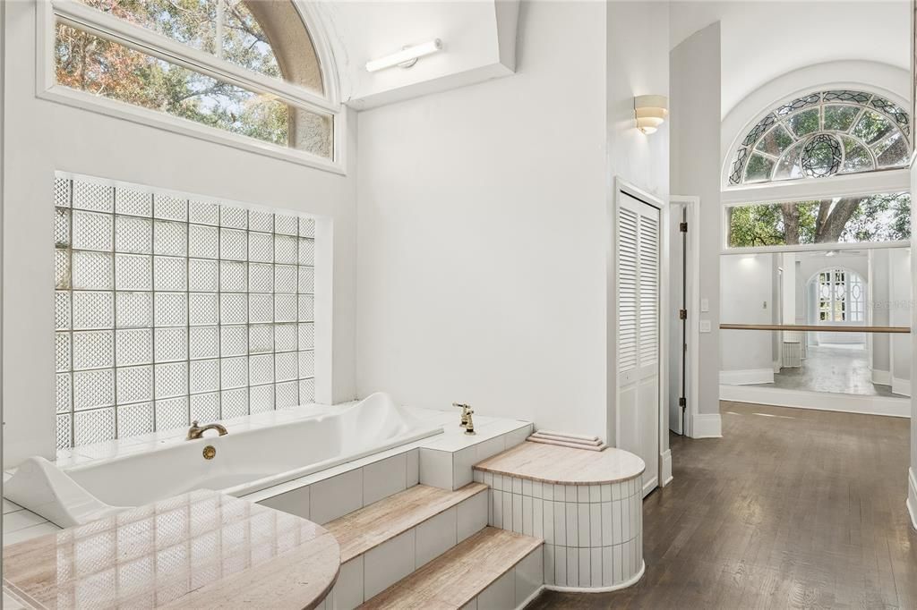 Bathroom, Interior, Wood Texture Flooring