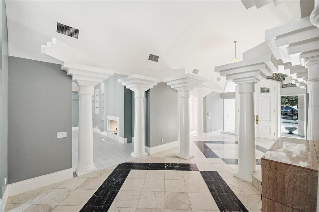 Empty room, Interior, Marble