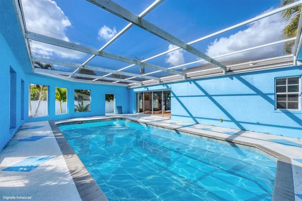 Glass Ceilings, Interior, Pool, Sun Room