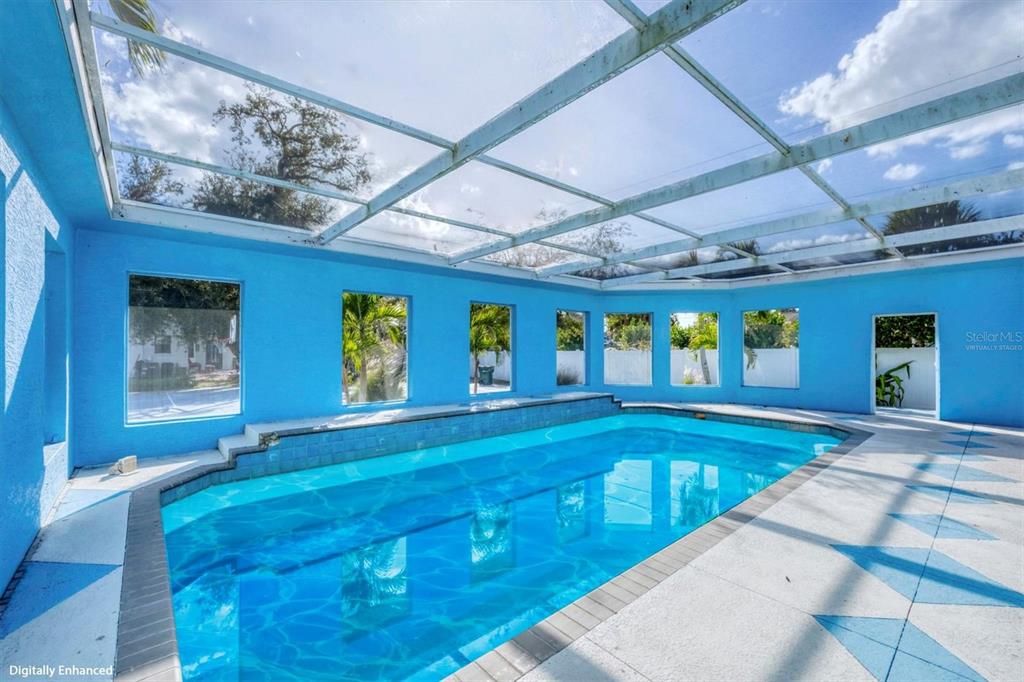 Glass Ceilings, Interior, Pool, Sun Room