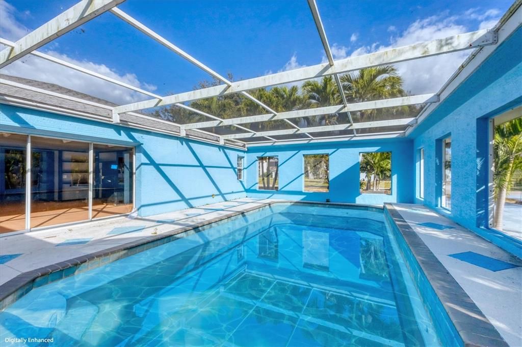Glass Ceilings, Interior, Pool, Sun Room