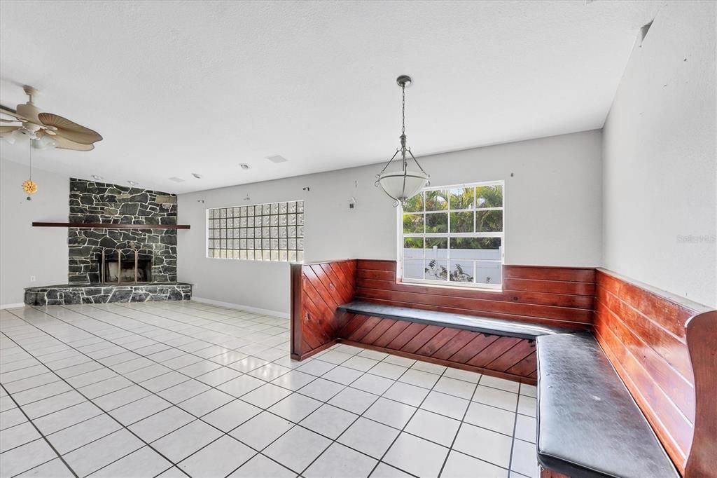 Fireplace, Interior, Pendant Lights