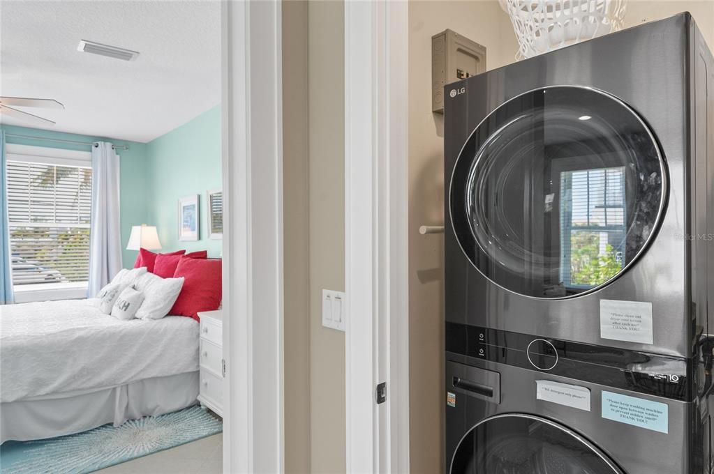 Bedroom, Interior, Utility Closets, Washer