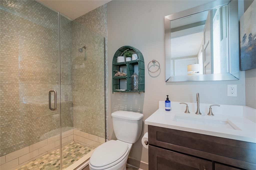 Bathroom, Glass Shower, Interior