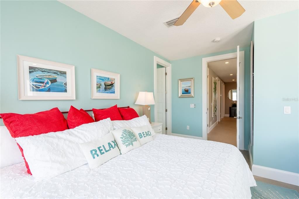 Bedroom, Interior, Recessed Lighting