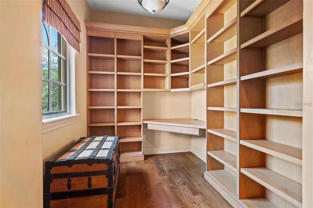 Interior, Walk-in Closets, Wood Texture Flooring