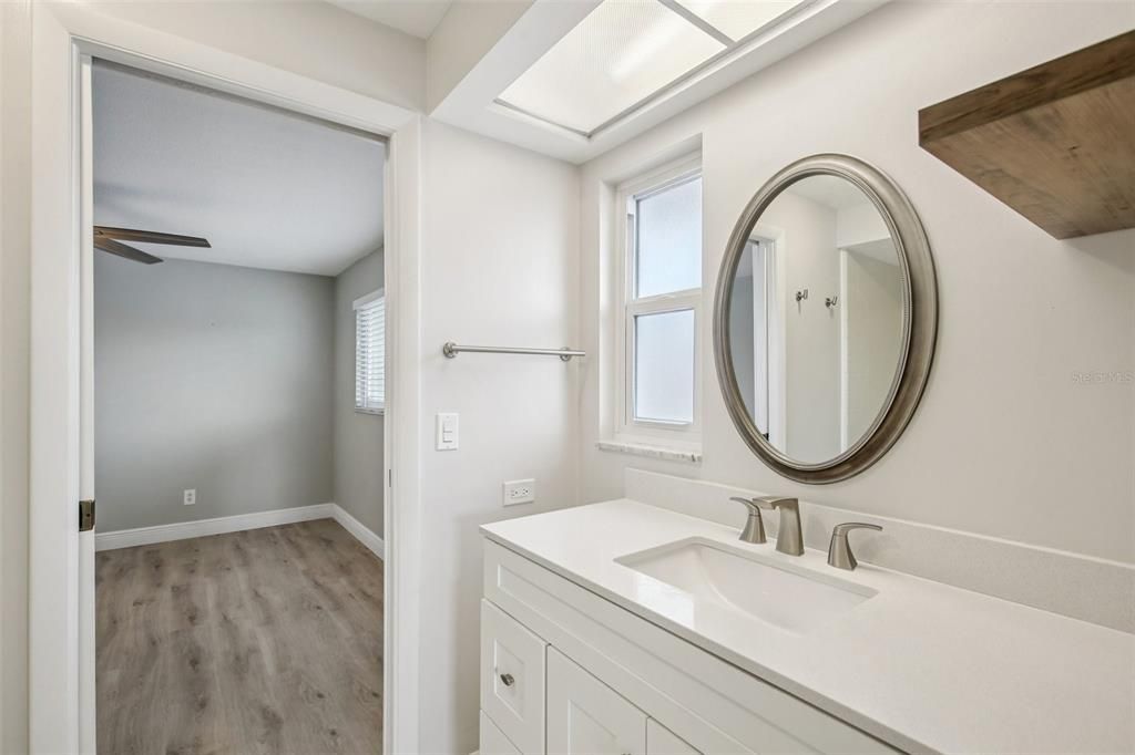 Bathroom, Interior, Wood Texture Flooring
