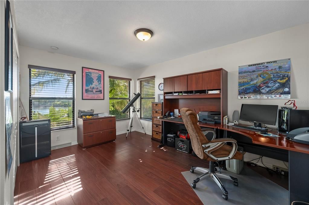 Home Office, Interior, Wood Texture Flooring