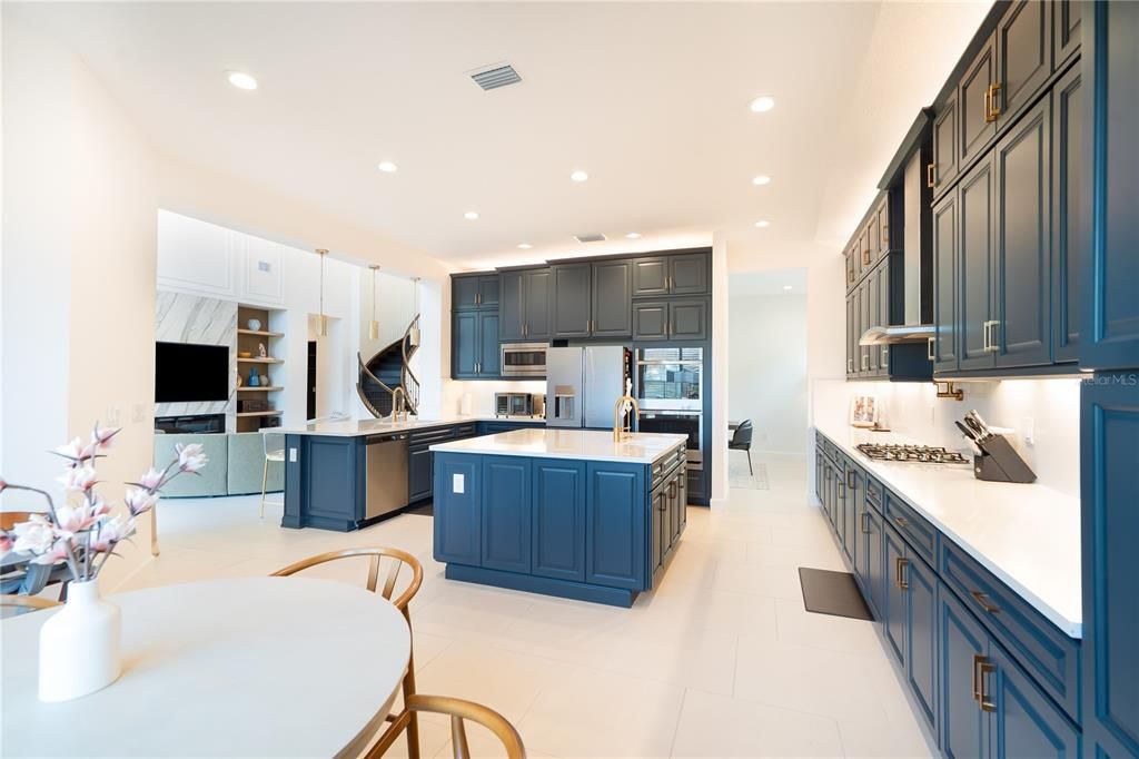 Interior, Kitchen, Recessed Lighting, Stainless Steel Appliances