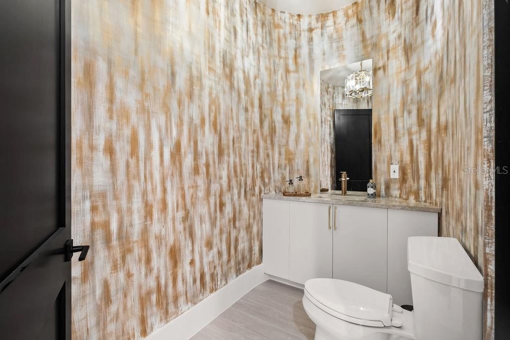 Bathroom, Interior, Wood Texture Flooring