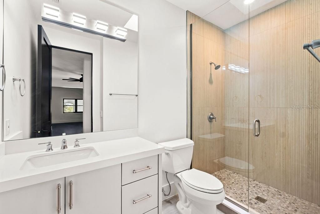 Bathroom, Glass Shower, Interior