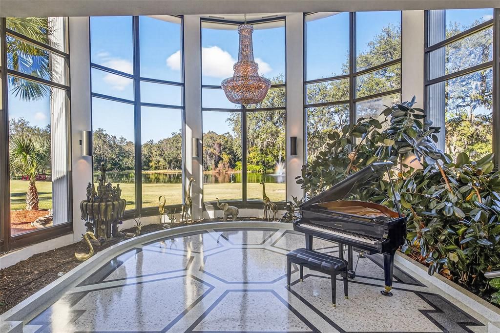 Interior, Piano, Sun Room