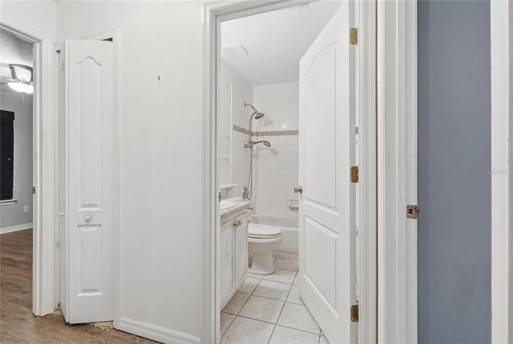 Bathroom, Interior, Wood Texture Flooring