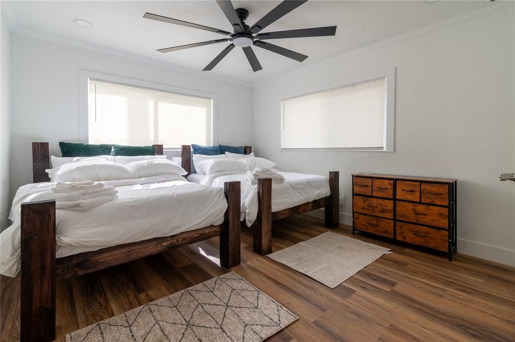 Bedroom, Interior, Wood Texture Flooring