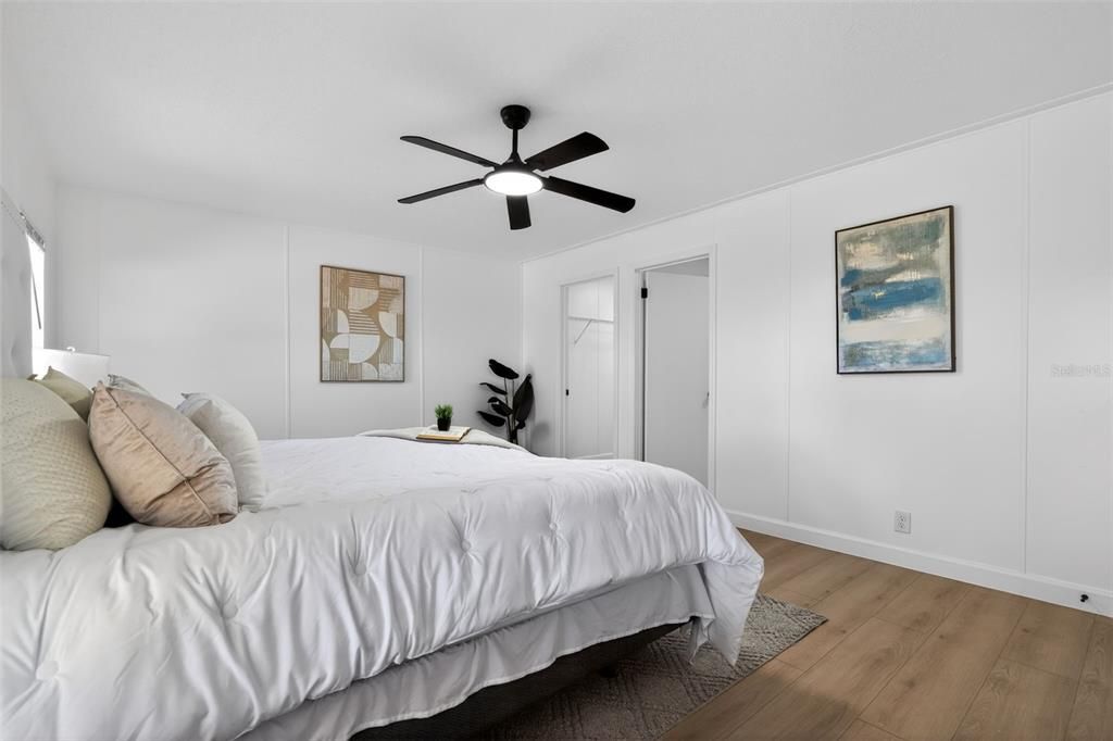 Bedroom, Interior, Wood Texture Flooring