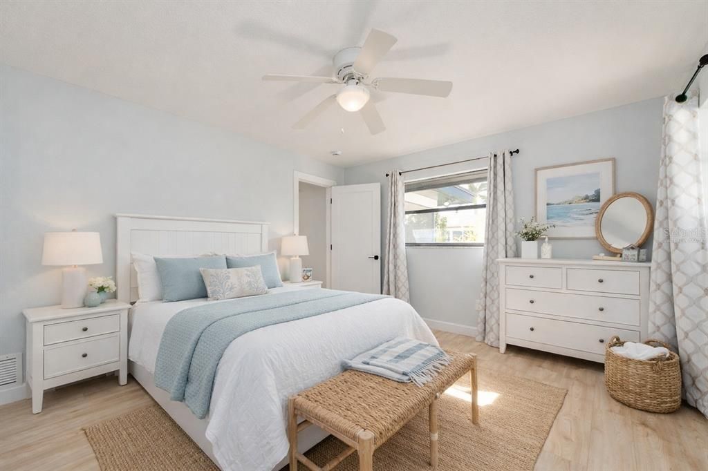Bedroom, Interior, Wood Texture Flooring