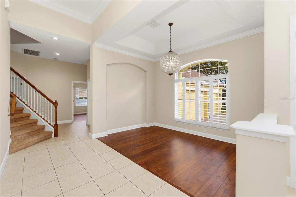 Chandelier, Interior, Pendant Lights, Recessed Lighting, Wood Texture Flooring