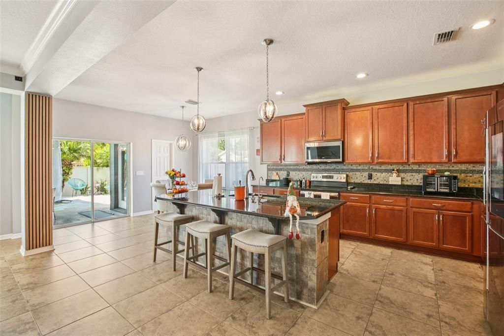 Interior, Kitchen, Pendant Lights, Recessed Lighting