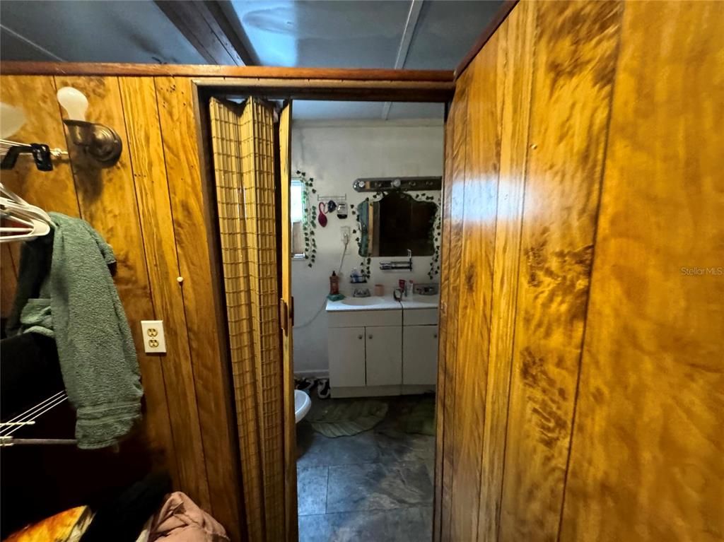 Bathroom, Interior, Wooden Walls