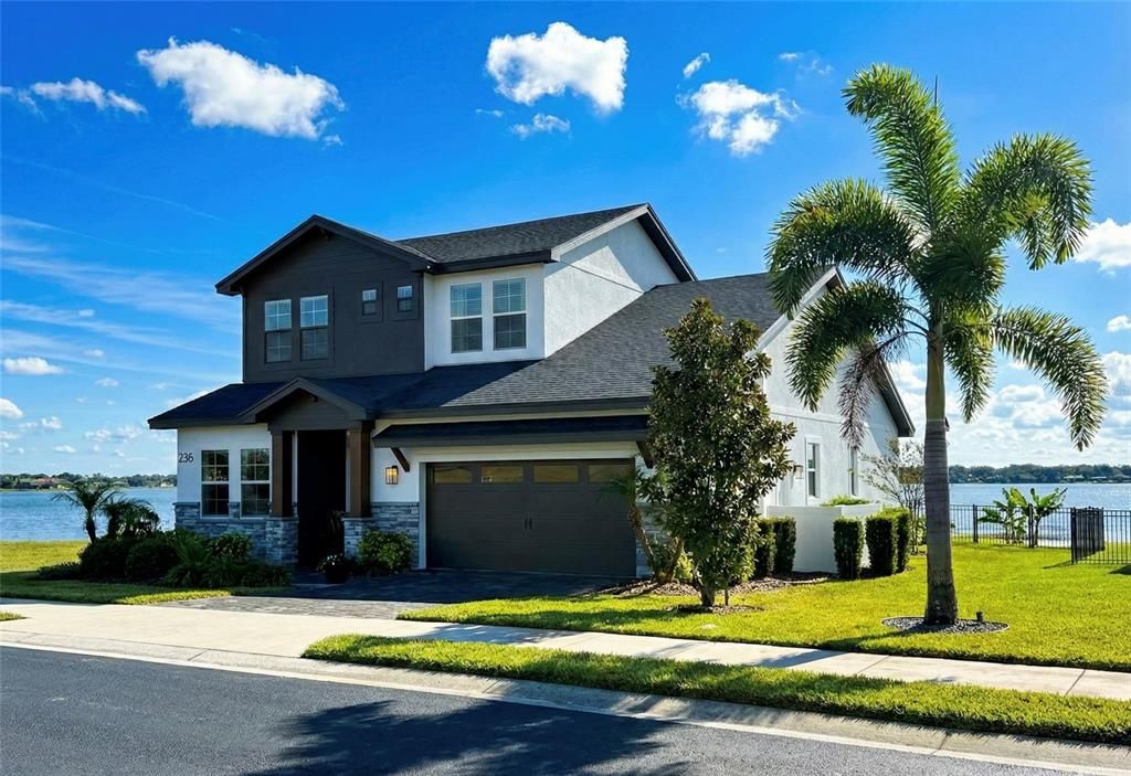 Attached, Exterior, Facade, Water, Farmhouse