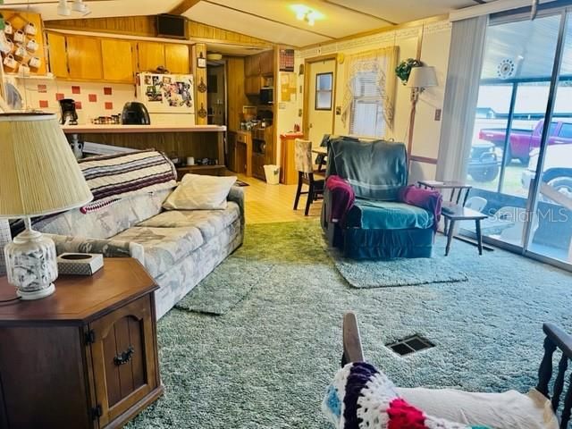 Interior, Living room, Wood Texture Flooring, Wooden Walls