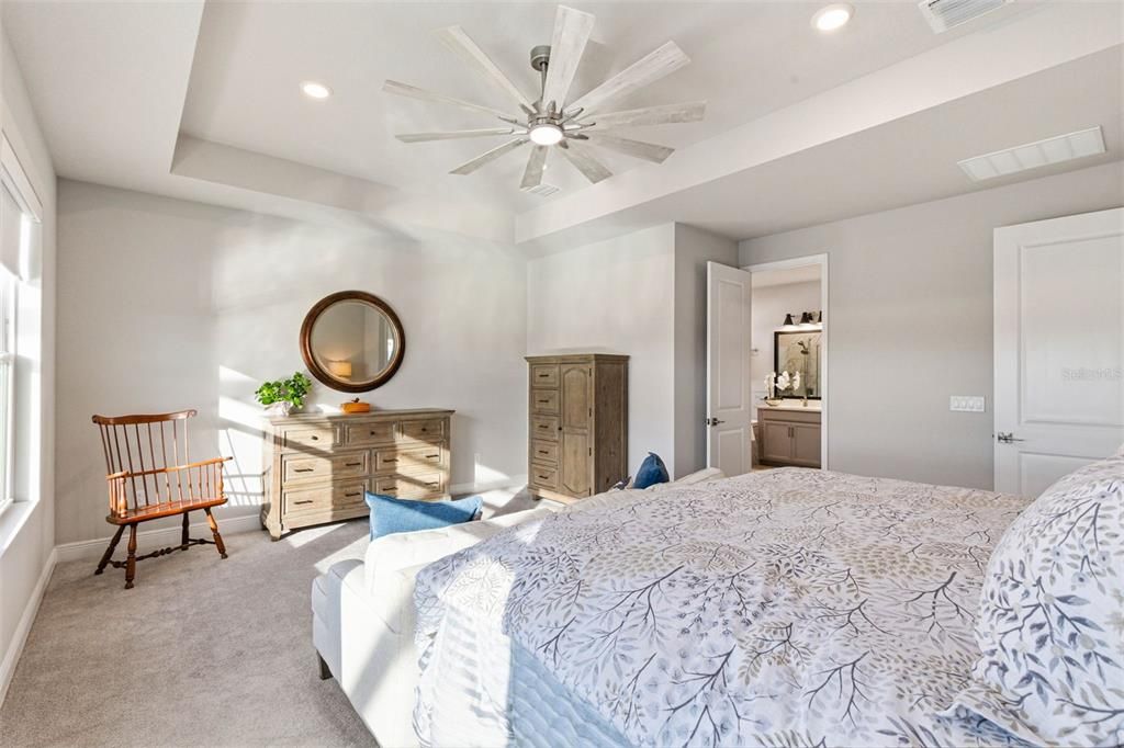 Bedroom, Interior, Recessed Lighting