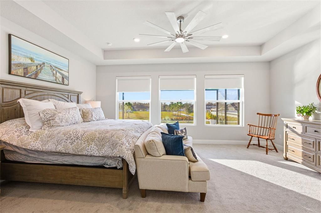 Bedroom, Interior, Recessed Lighting