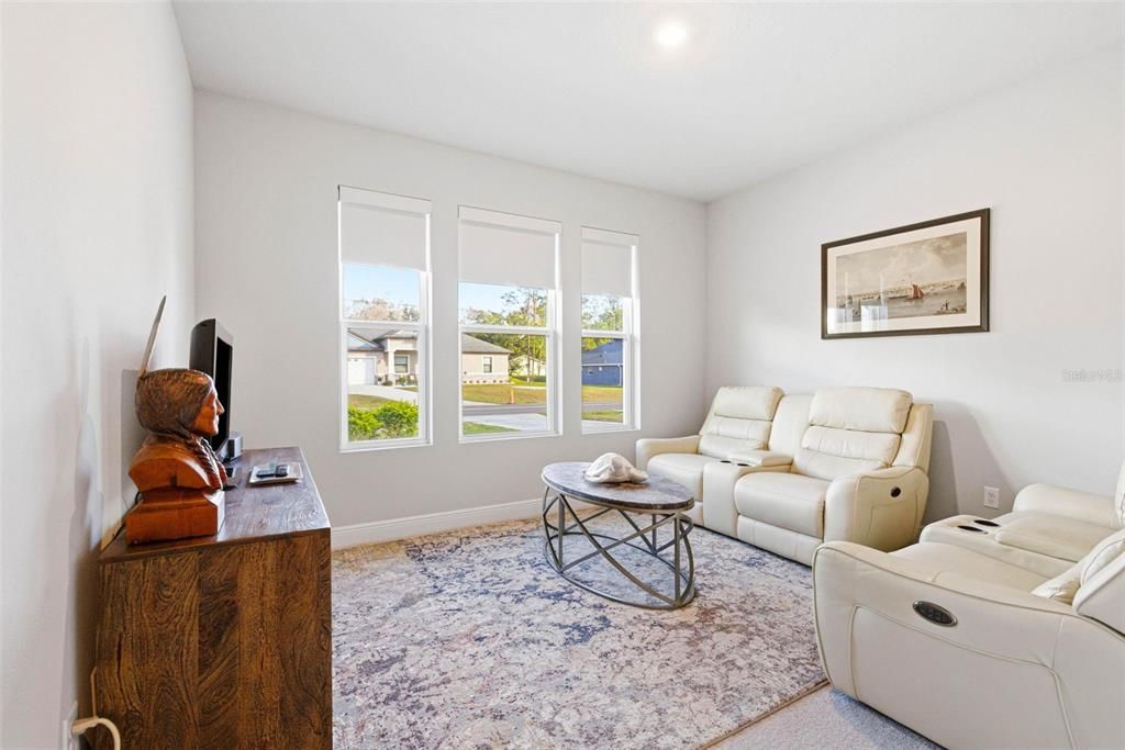 Interior, Living room, Recessed Lighting