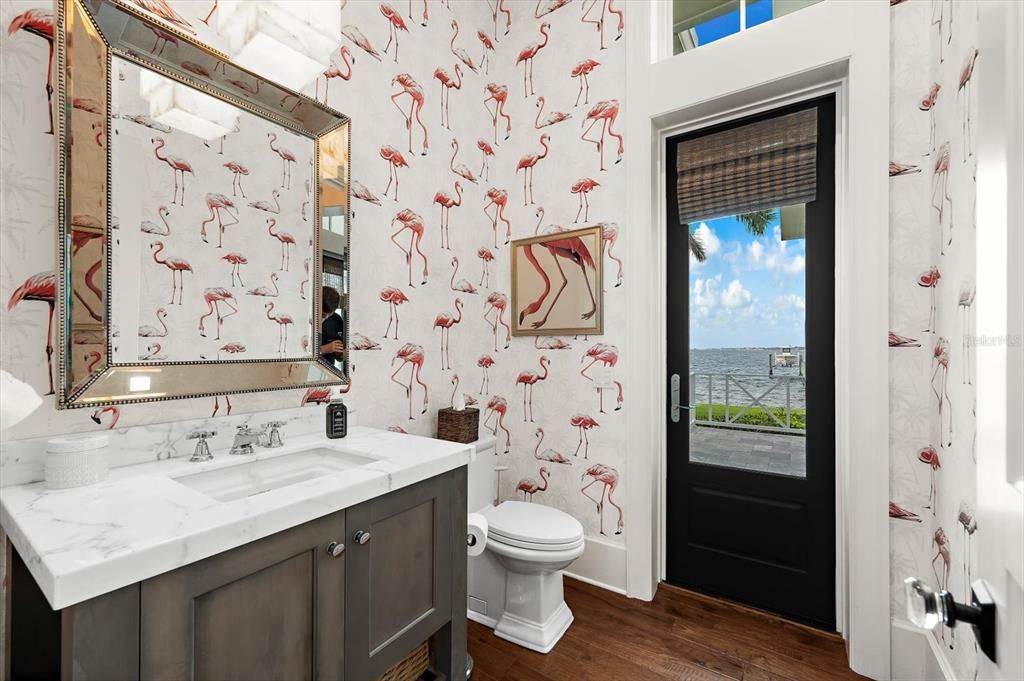 Bathroom, Interior, Wood Texture Flooring
