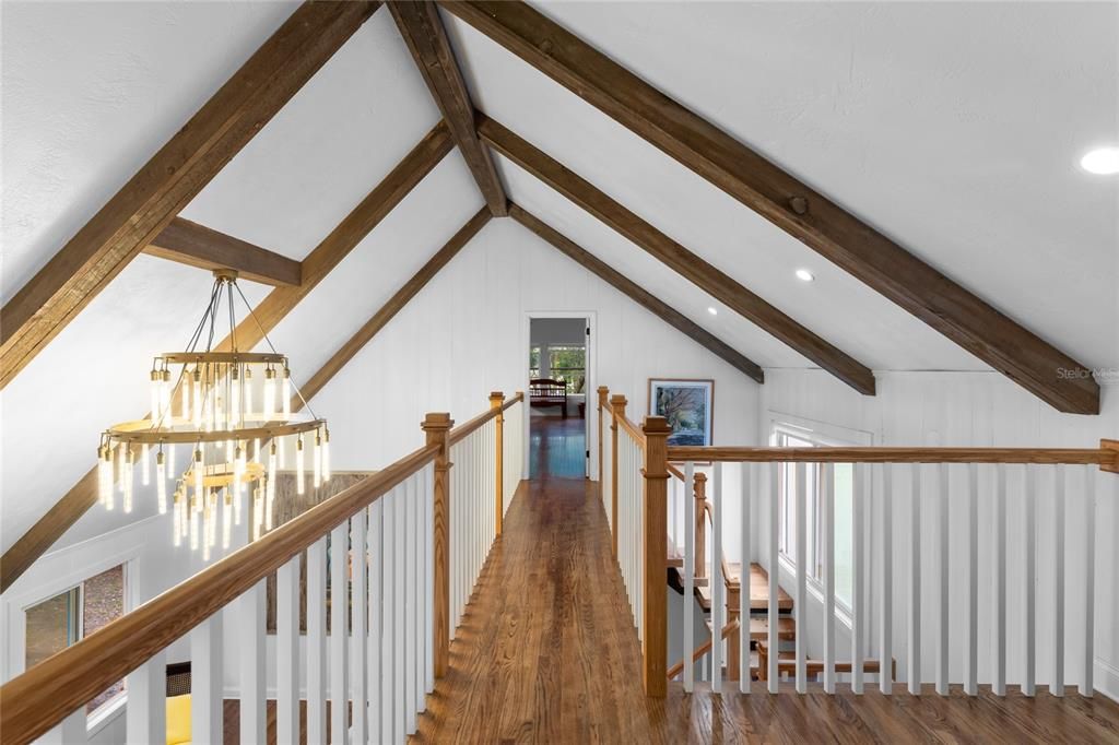 Interior, Recessed Lighting, Wooden Beams, Wood Texture Flooring