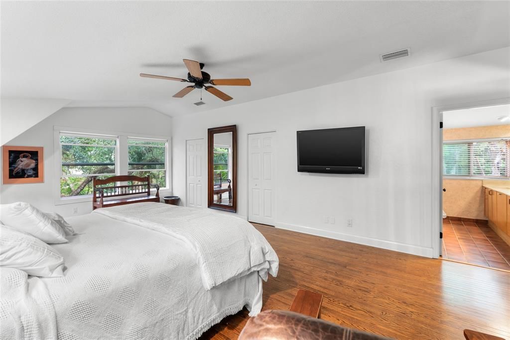 Bedroom, Interior, Wood Texture Flooring
