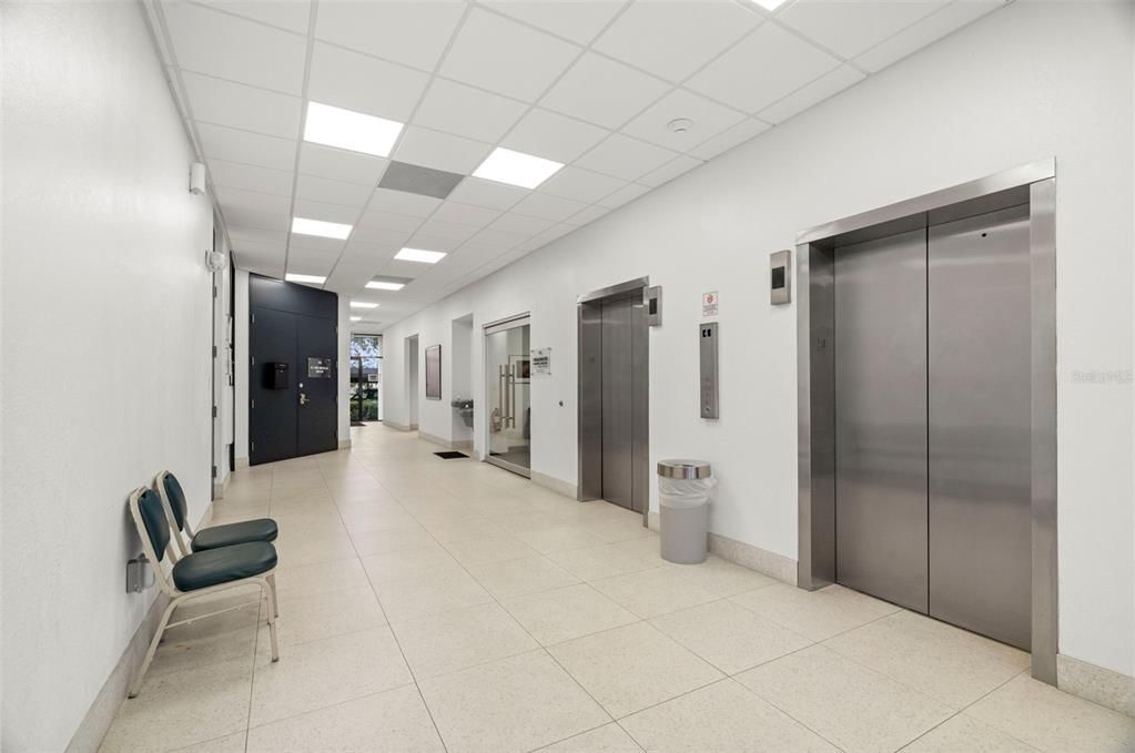 Elevator, Interior, Recessed Lighting