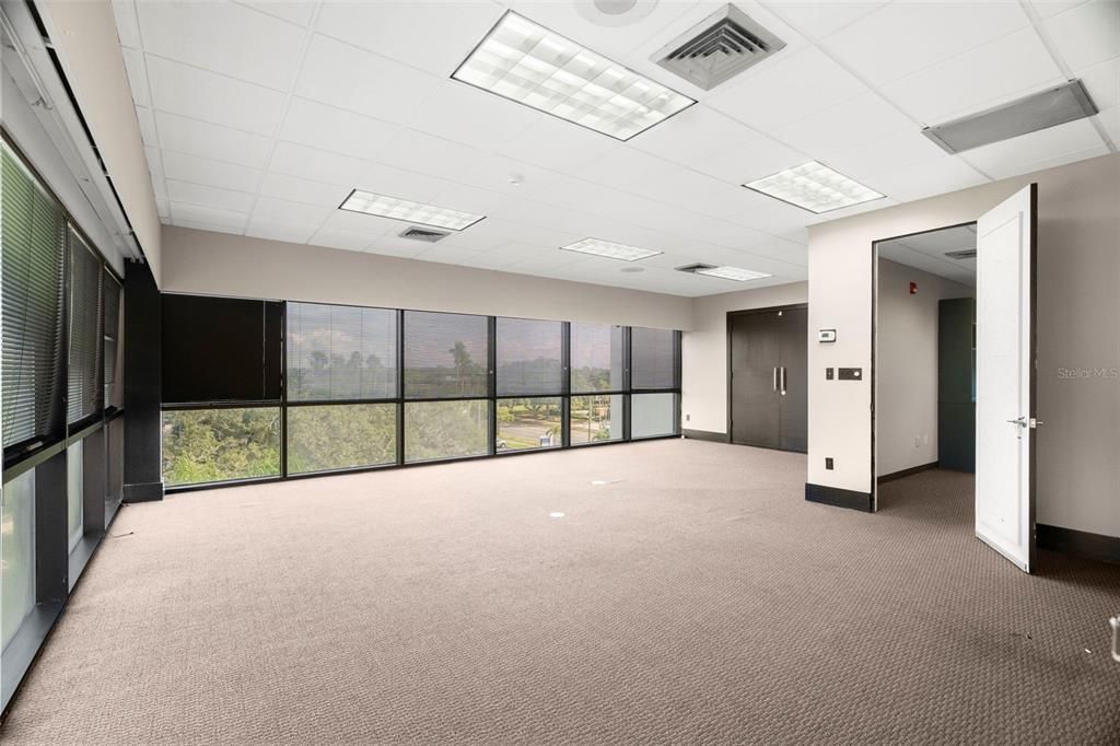Elevator, Empty room, Interior, Recessed Lighting