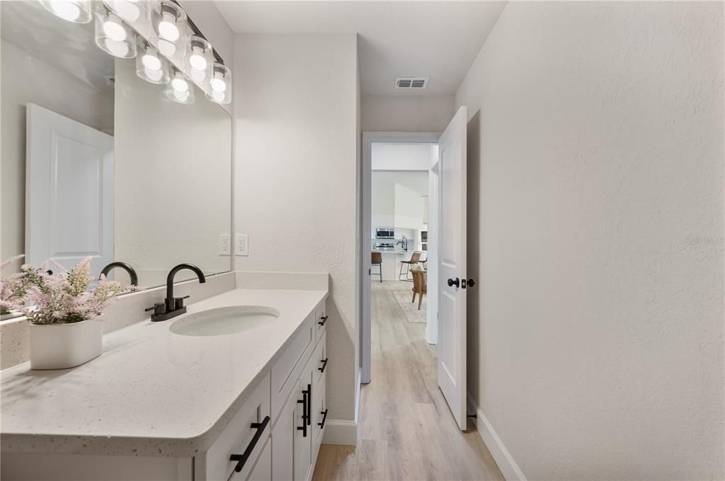 Bathroom, Interior, Wood Texture Flooring