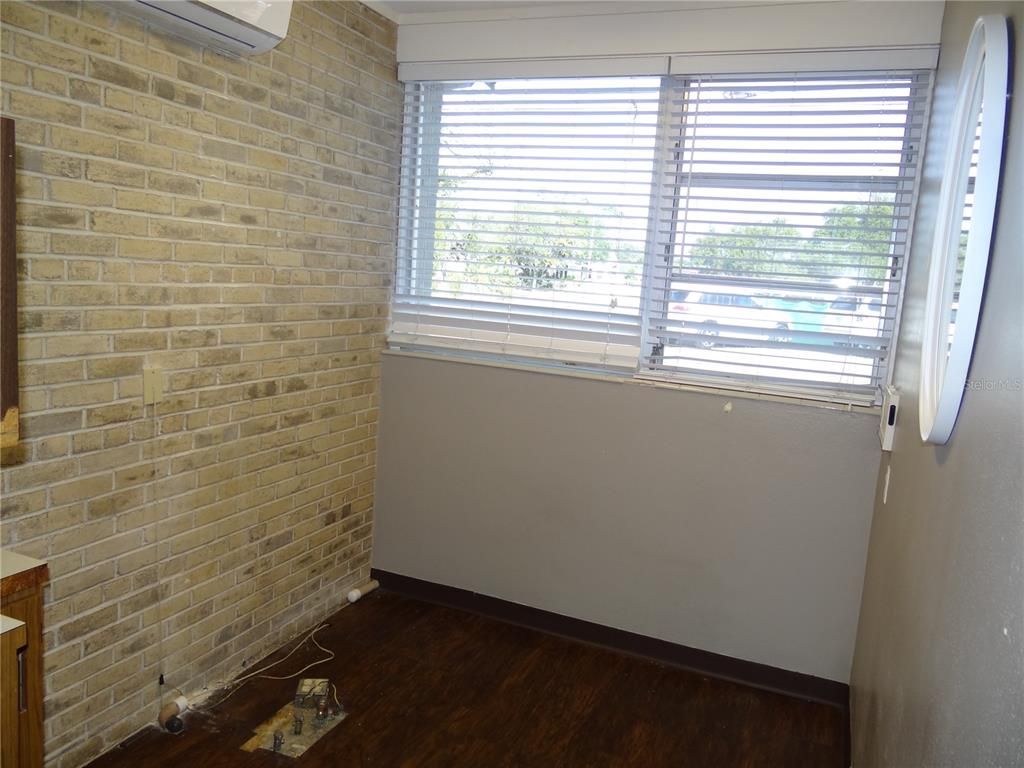 Interior, Stone Walls, Wood Texture Flooring