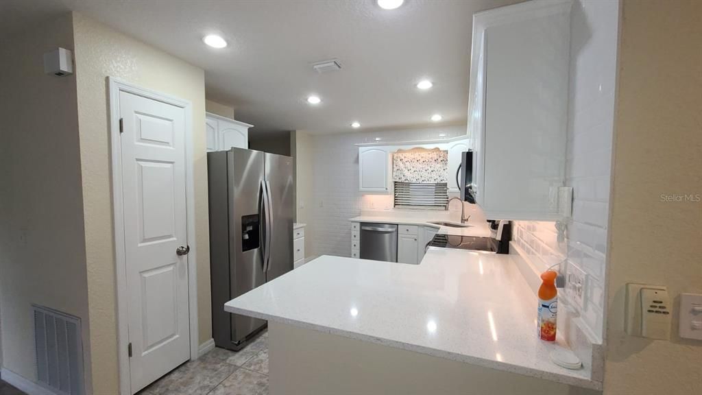 Interior, Kitchen, Recessed Lighting, Stainless Steel Appliances
