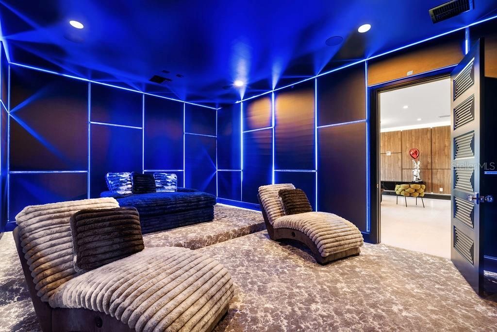 Interior, Recessed Lighting, Theatre Room