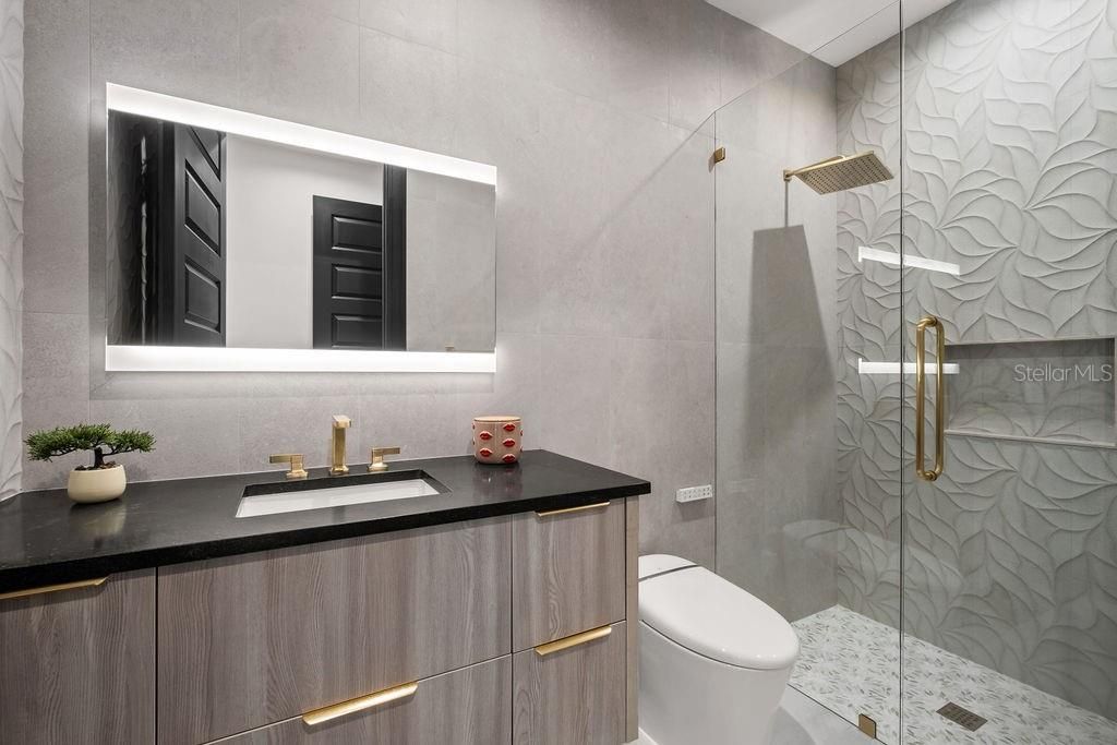 Bathroom, Glass Shower, Interior