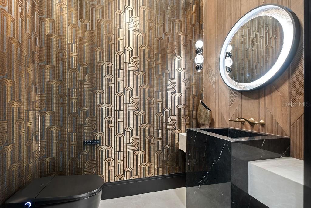 Bathroom, Interior, Wooden Walls