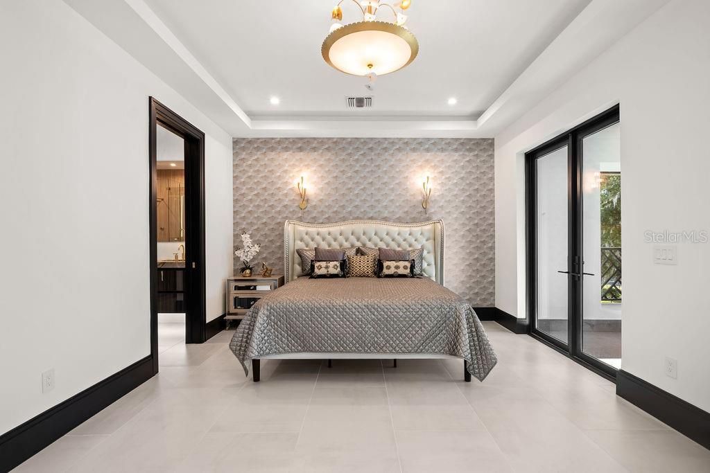 Bedroom, Interior, Recessed Lighting