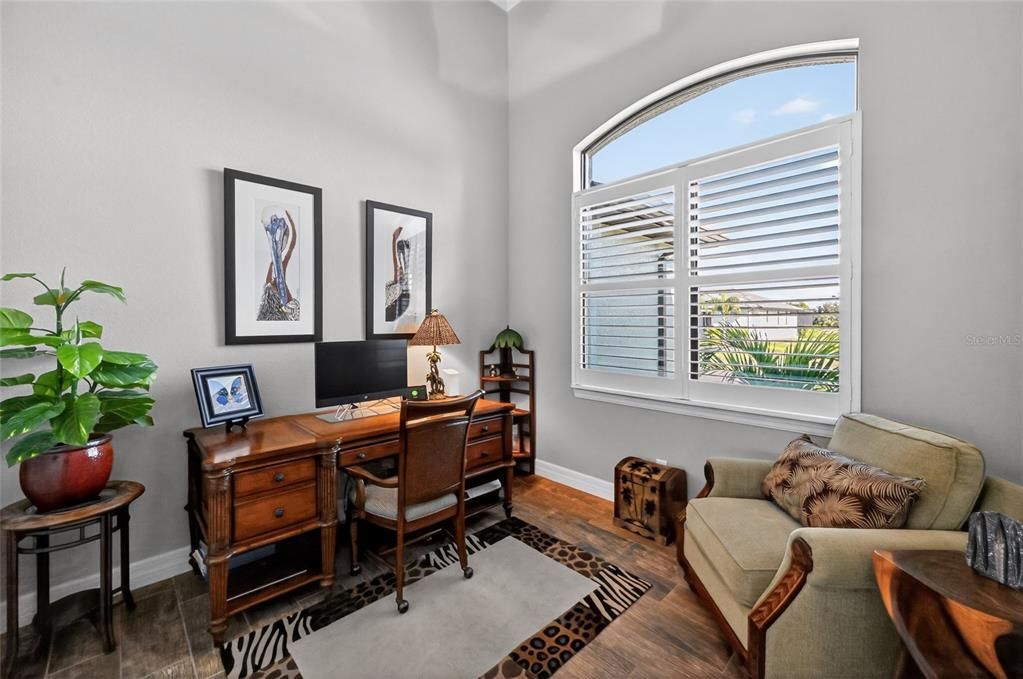 Home Office, Interior, Wood Texture Flooring