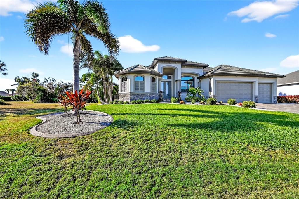 Attached, Backyard, Exterior, Facade, Mediterranean