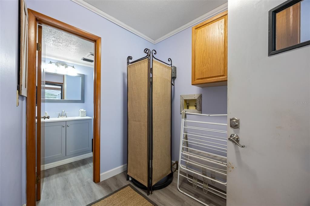 Bathroom, Interior, Wood Texture Flooring