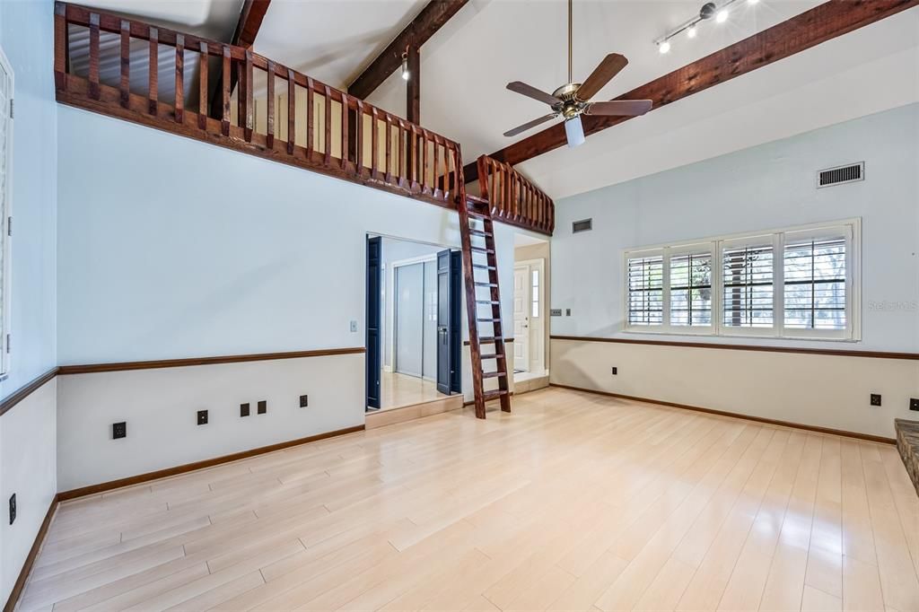 Interior, Wooden Beams, Wood Texture Flooring