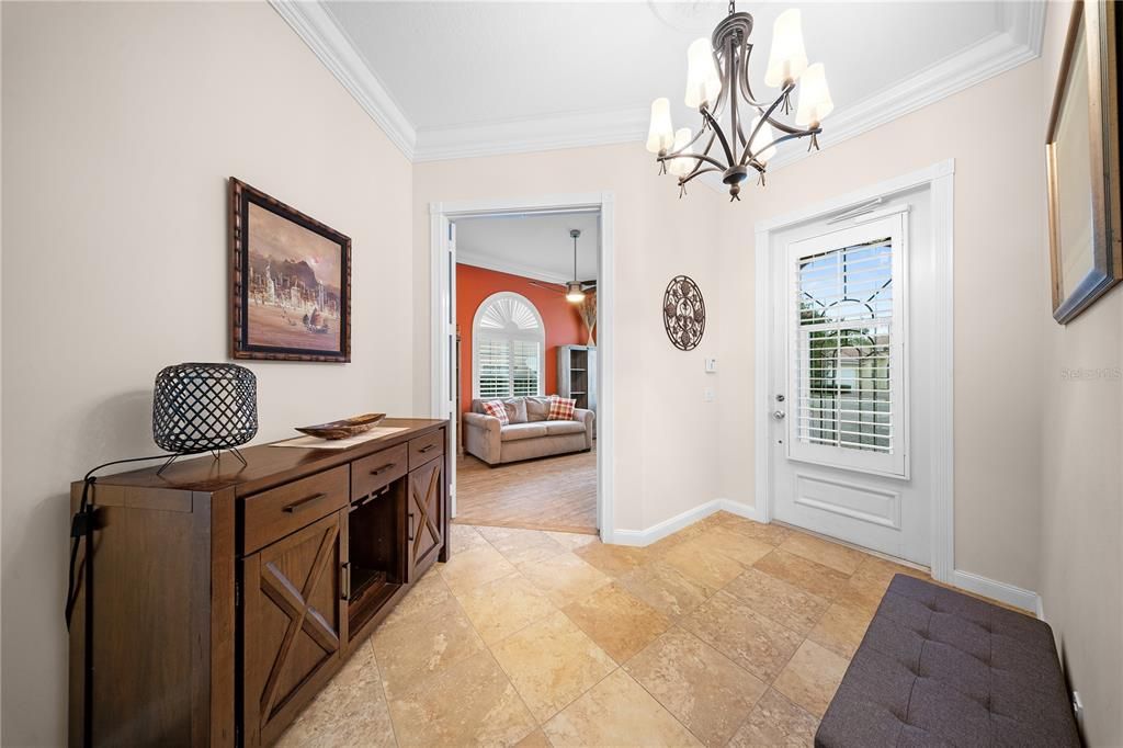 Chandelier, Interior
