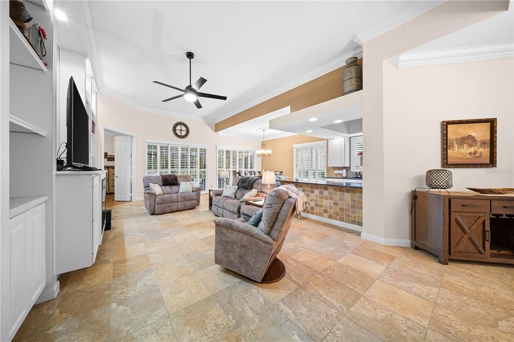 Chandelier, Interior, Living room, Recessed Lighting